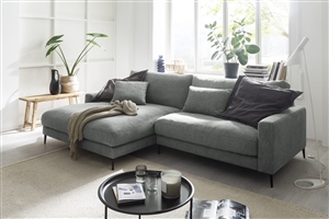 Ecksofa Cord Stoff