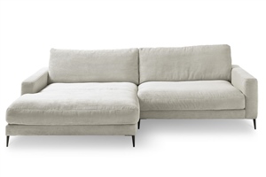 Ecksofa Cord Stoff